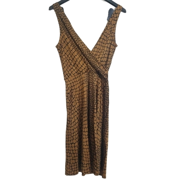 Moda International Copper 100% Rayon Dress XS - Picture 2 of 4
